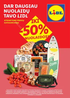 LIDL leidinys „Dar daugiau nuolaidų TAVO LIDL“