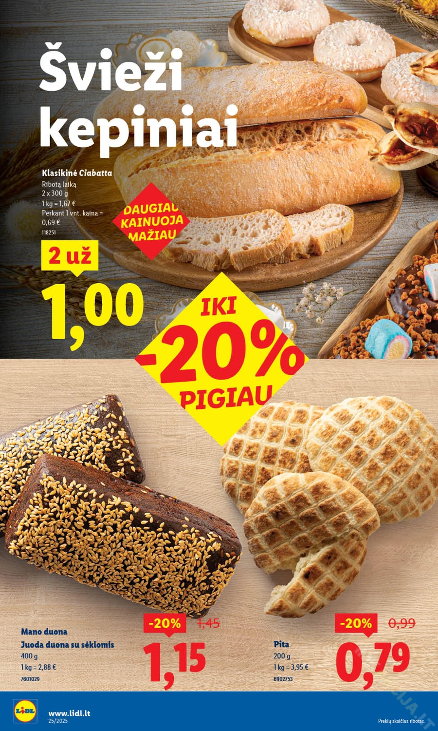LIDL maisto prekių akcijų leidinys nuo ketvirtadienio puslapis 17