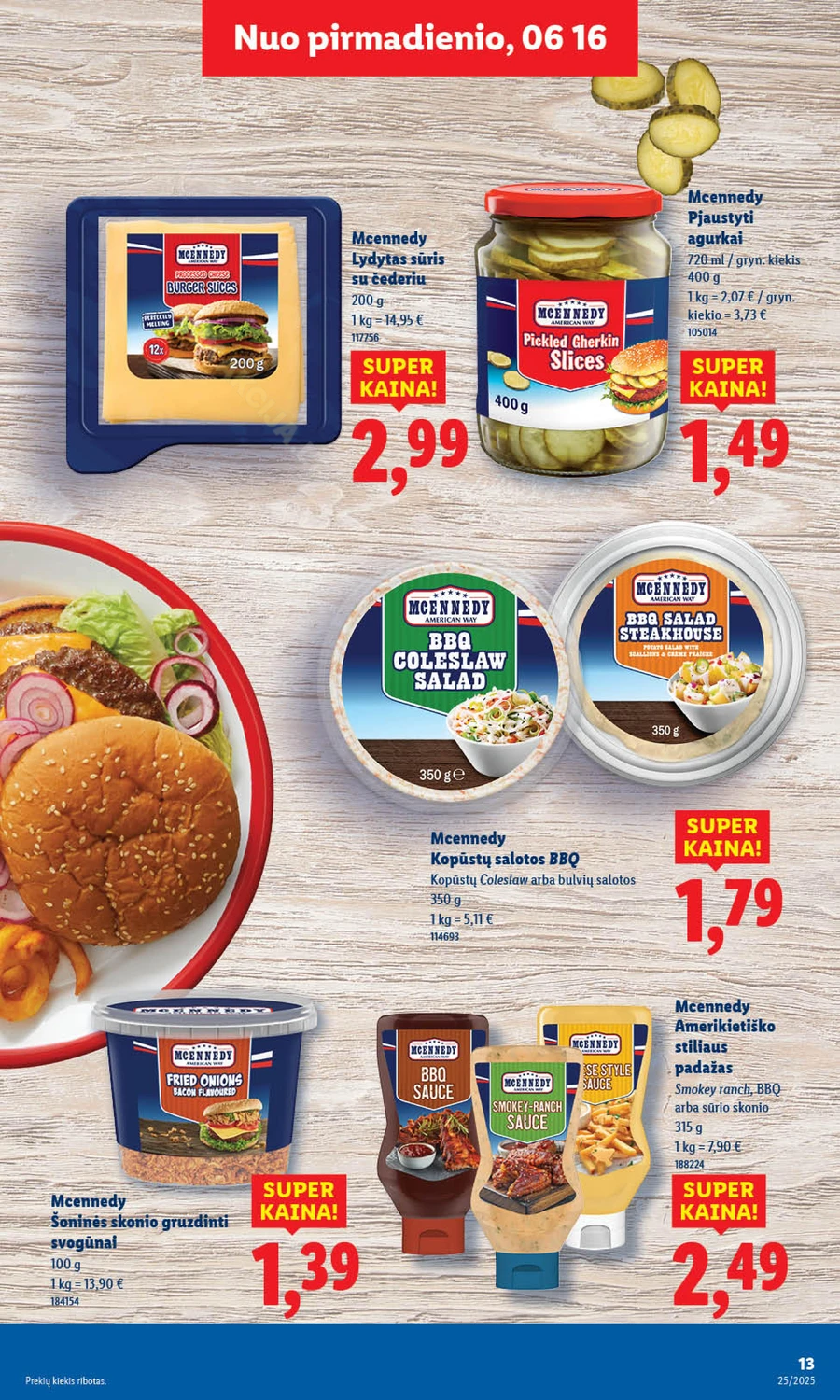 LIDL maisto prekių akcijų leidinys nuo ketvirtadienio puslapis 24