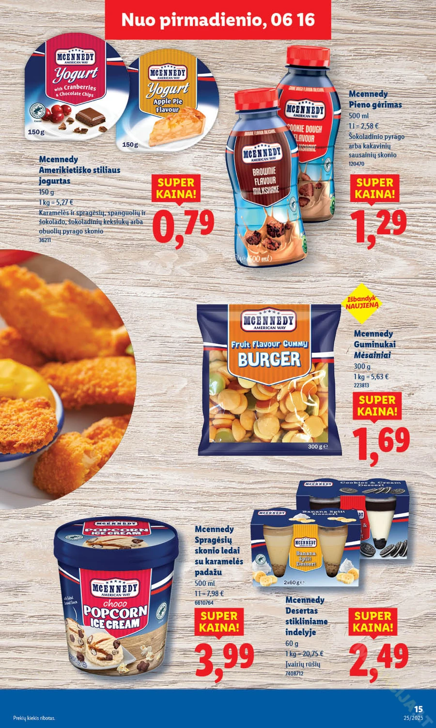 LIDL maisto prekių akcijų leidinys nuo ketvirtadienio puslapis 26