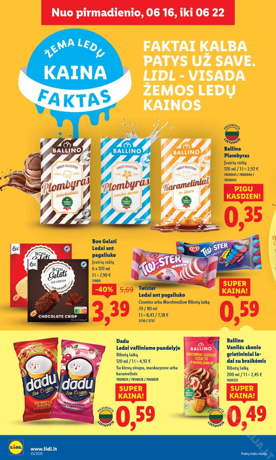 LIDL maisto prekių akcijų leidinys nuo ketvirtadienio puslapis 29