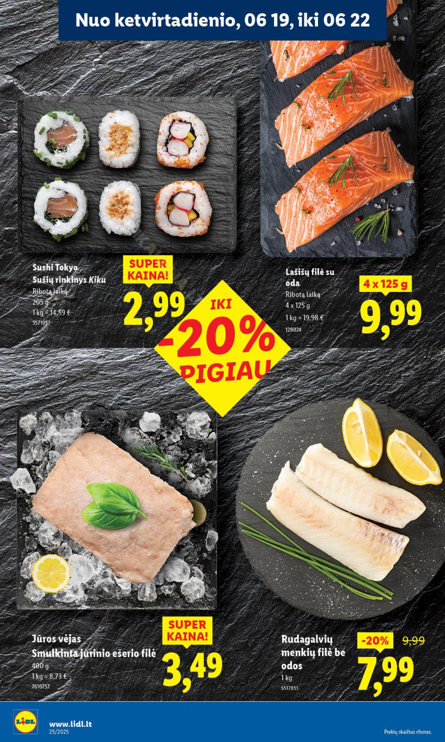 LIDL maisto prekių akcijų leidinys nuo ketvirtadienio puslapis 4