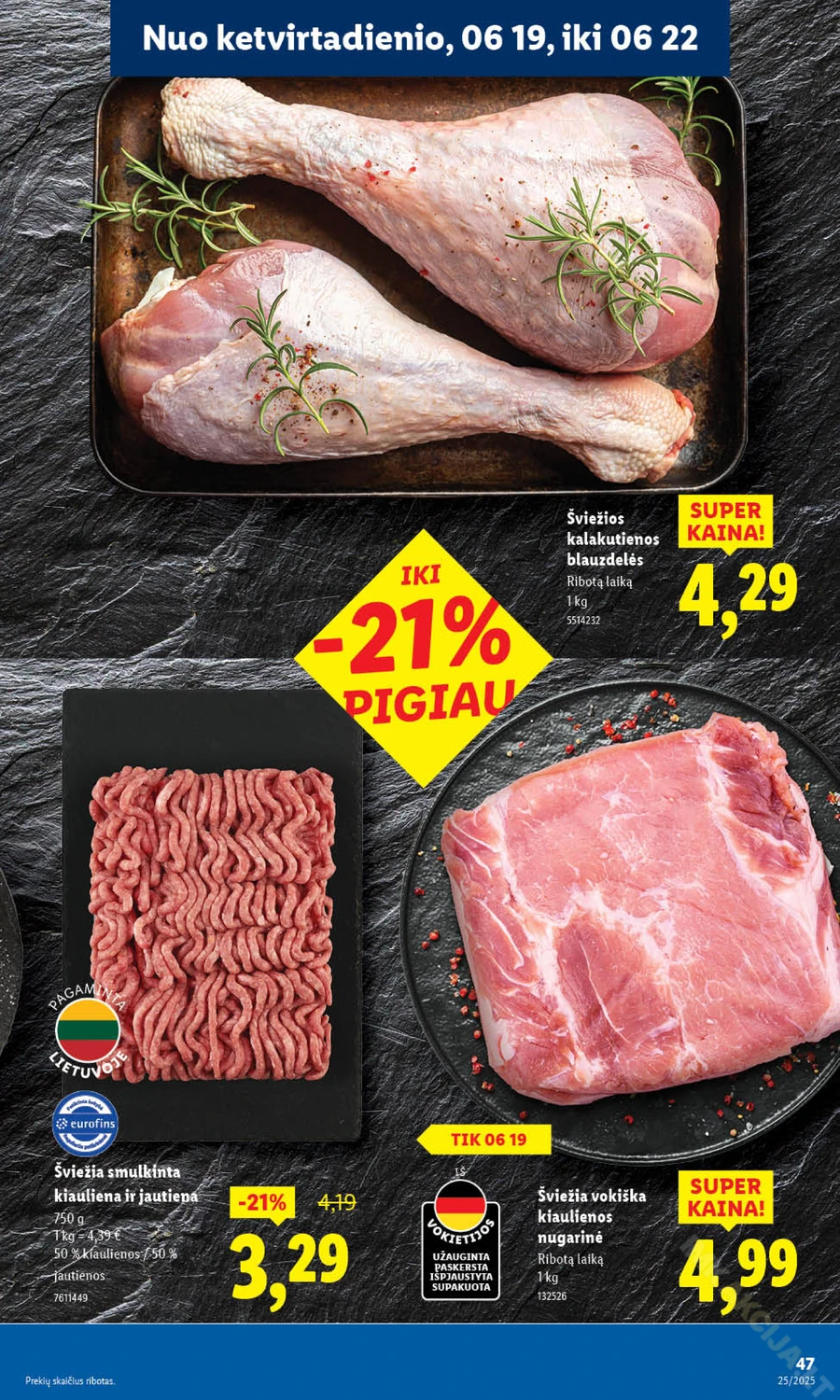 LIDL maisto prekių akcijų leidinys nuo ketvirtadienio puslapis 5