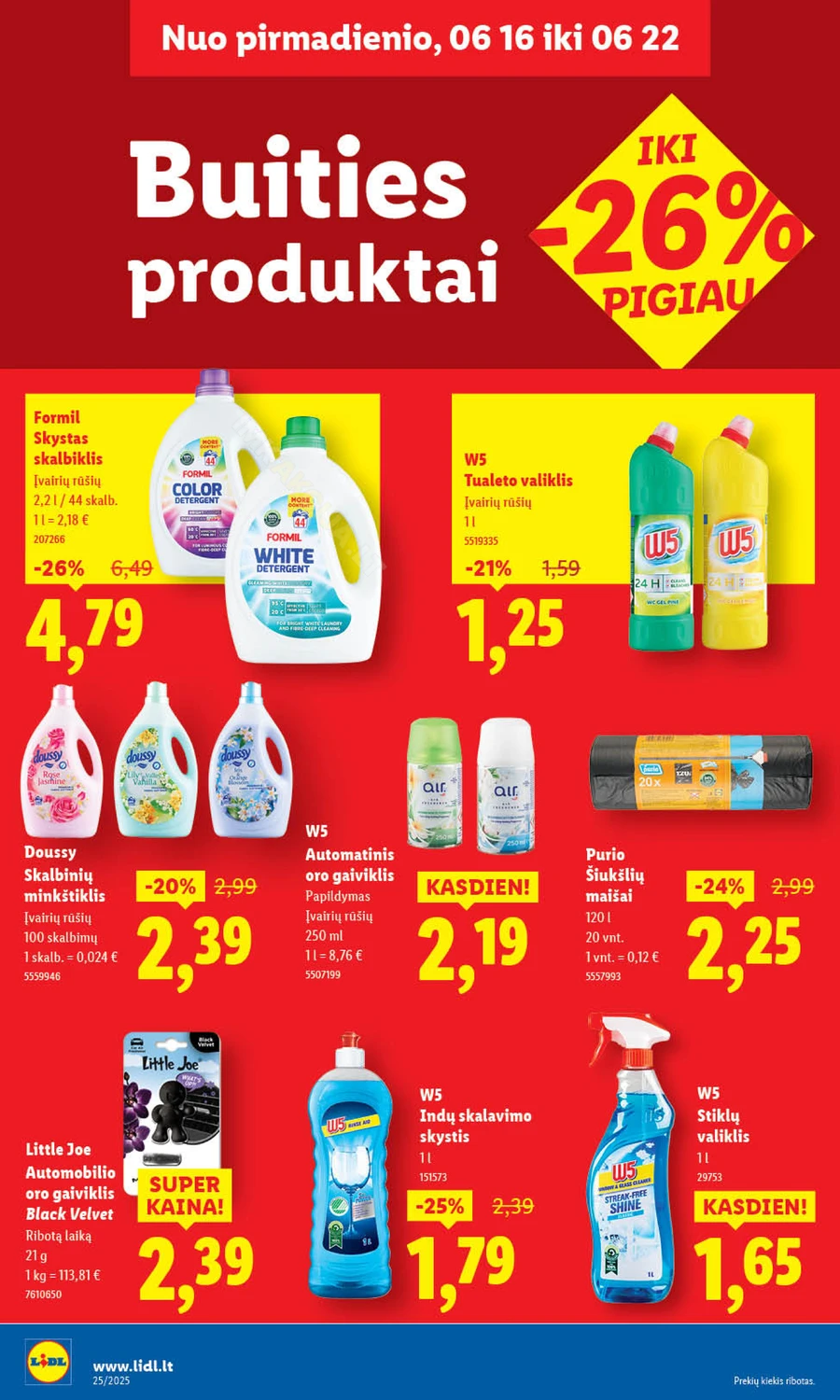 LIDL maisto prekių akcijų leidinys nuo ketvirtadienio puslapis 42