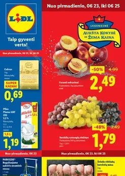 LIDL maisto prekių akcijų leidinys
