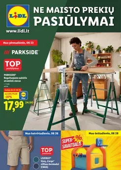 LIDL ne maisto prekių akcijų leidinys