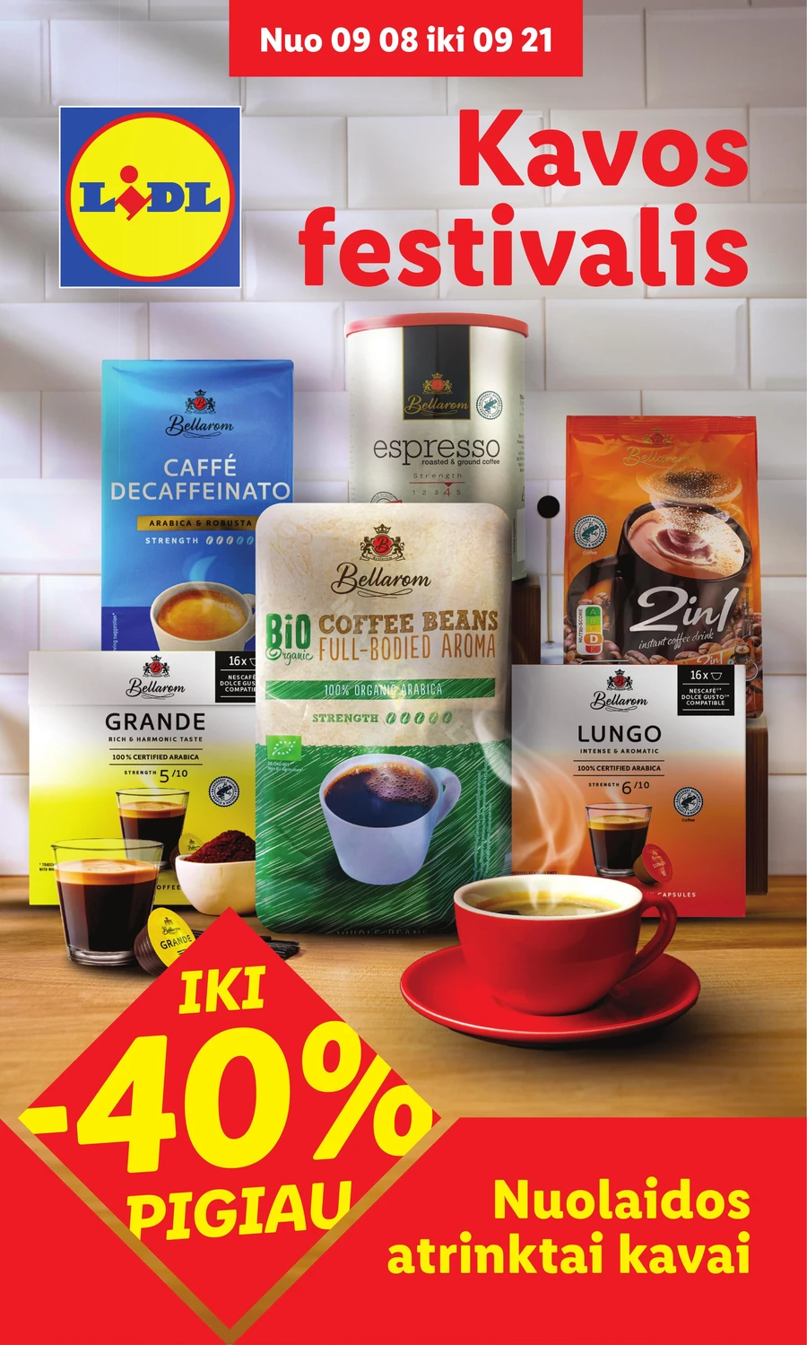 LIDL leidinys „Kavos festivalis” puslapis 1