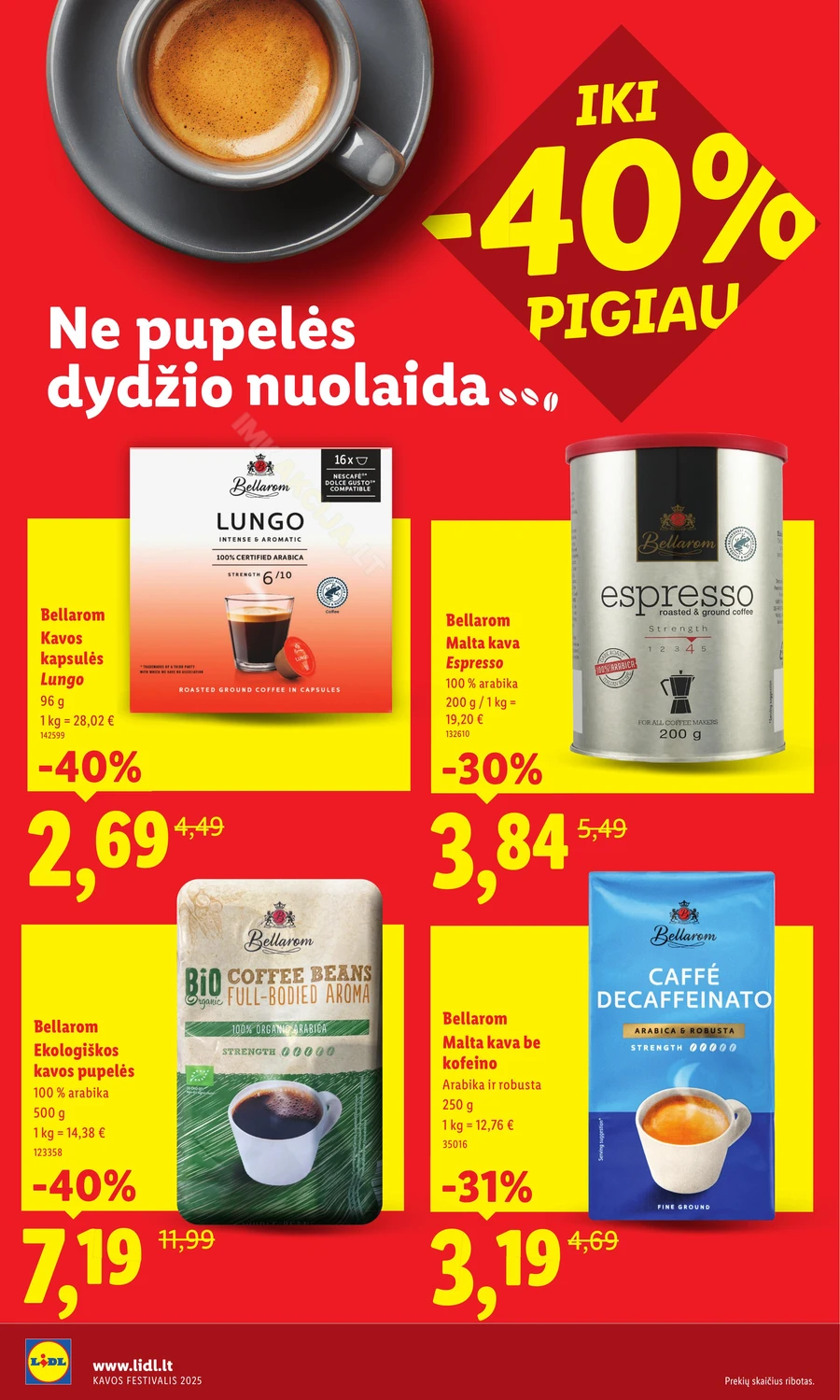 LIDL leidinys „Kavos festivalis” puslapis 2