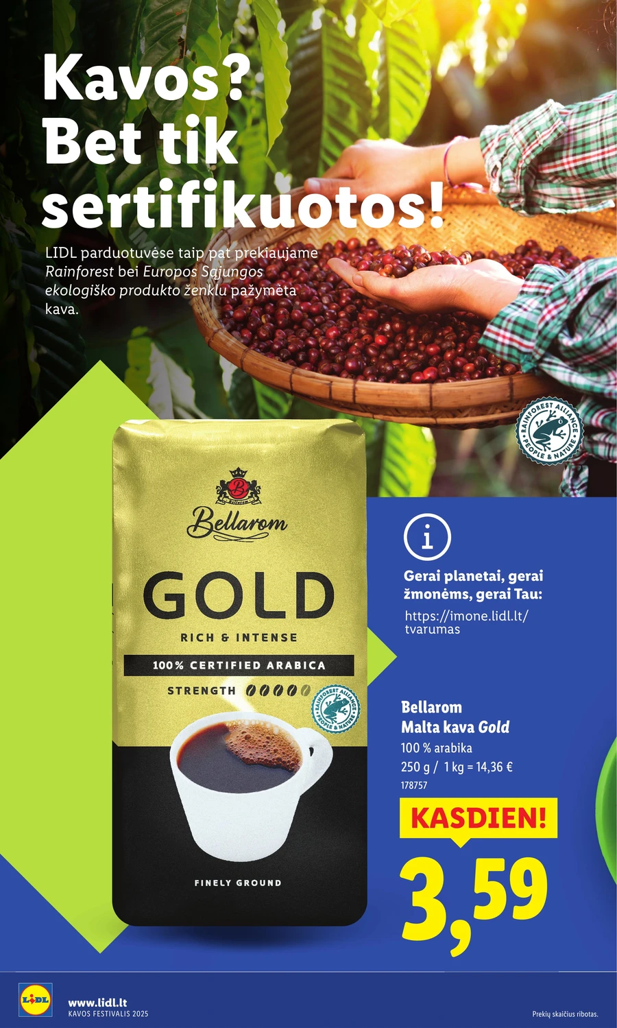 LIDL leidinys „Kavos festivalis” puslapis 14