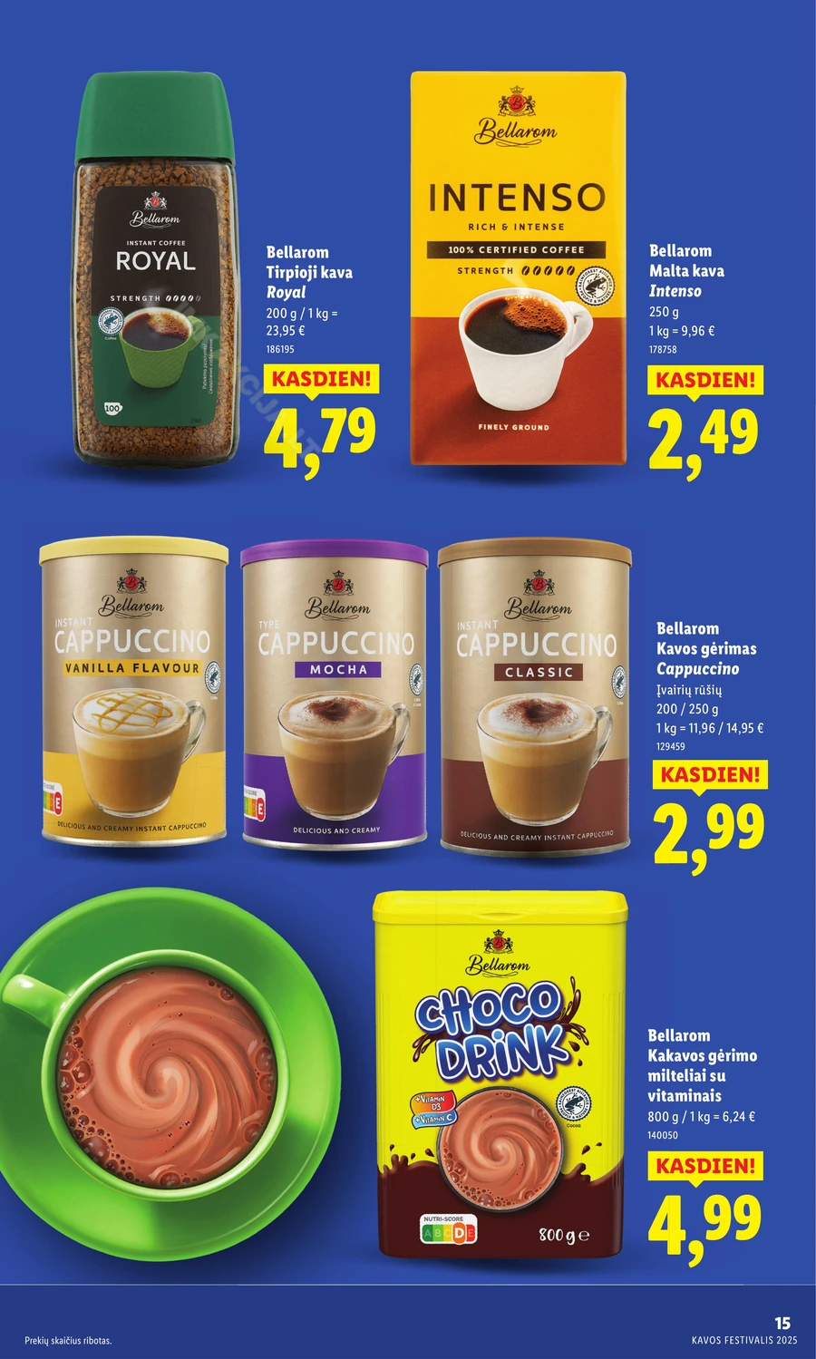 LIDL leidinys „Kavos festivalis” puslapis 15