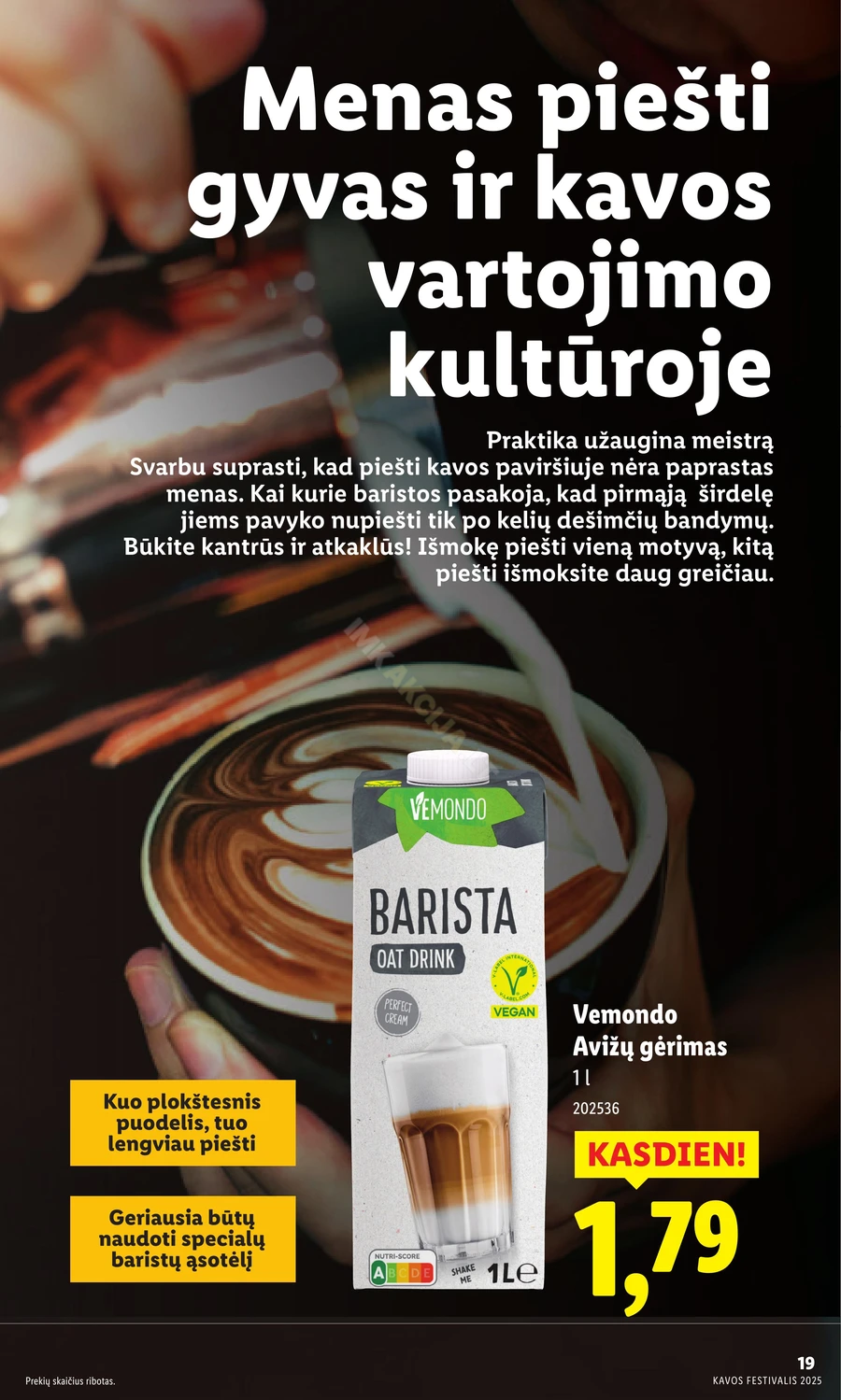 LIDL leidinys „Kavos festivalis” puslapis 19