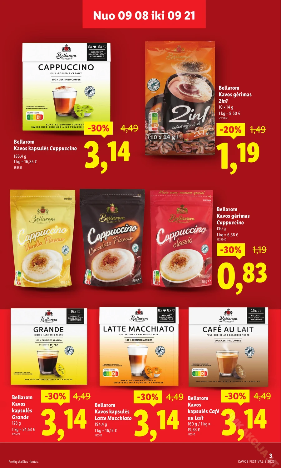 LIDL leidinys „Kavos festivalis” puslapis 3