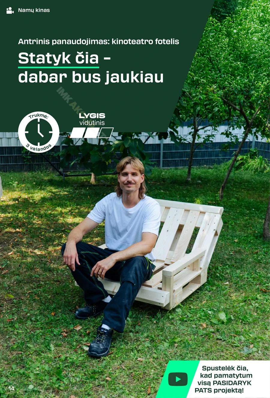 LIDL leidinys „Parkside 2025 m.” puslapis 14