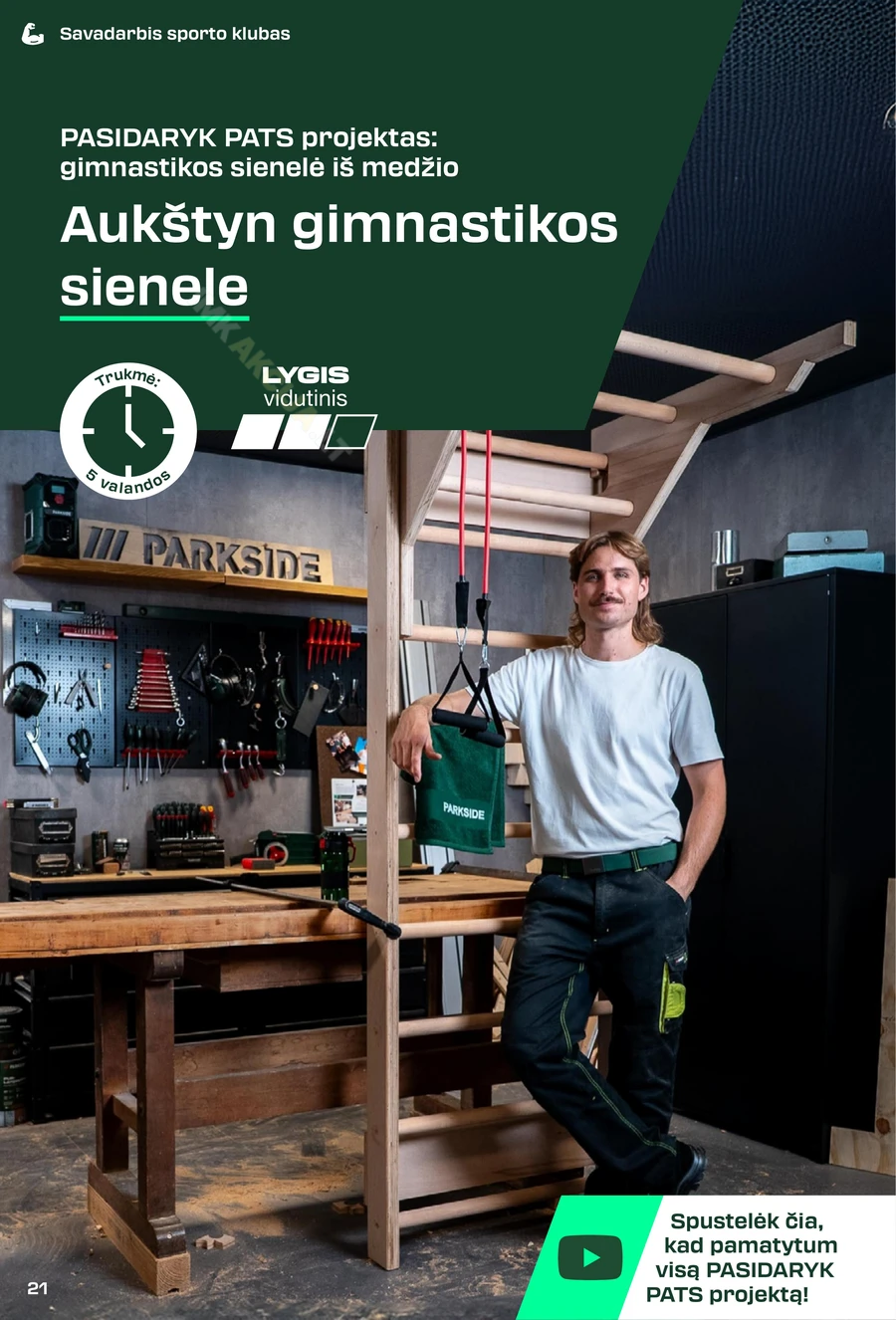LIDL leidinys „Parkside 2025 m.” puslapis 21