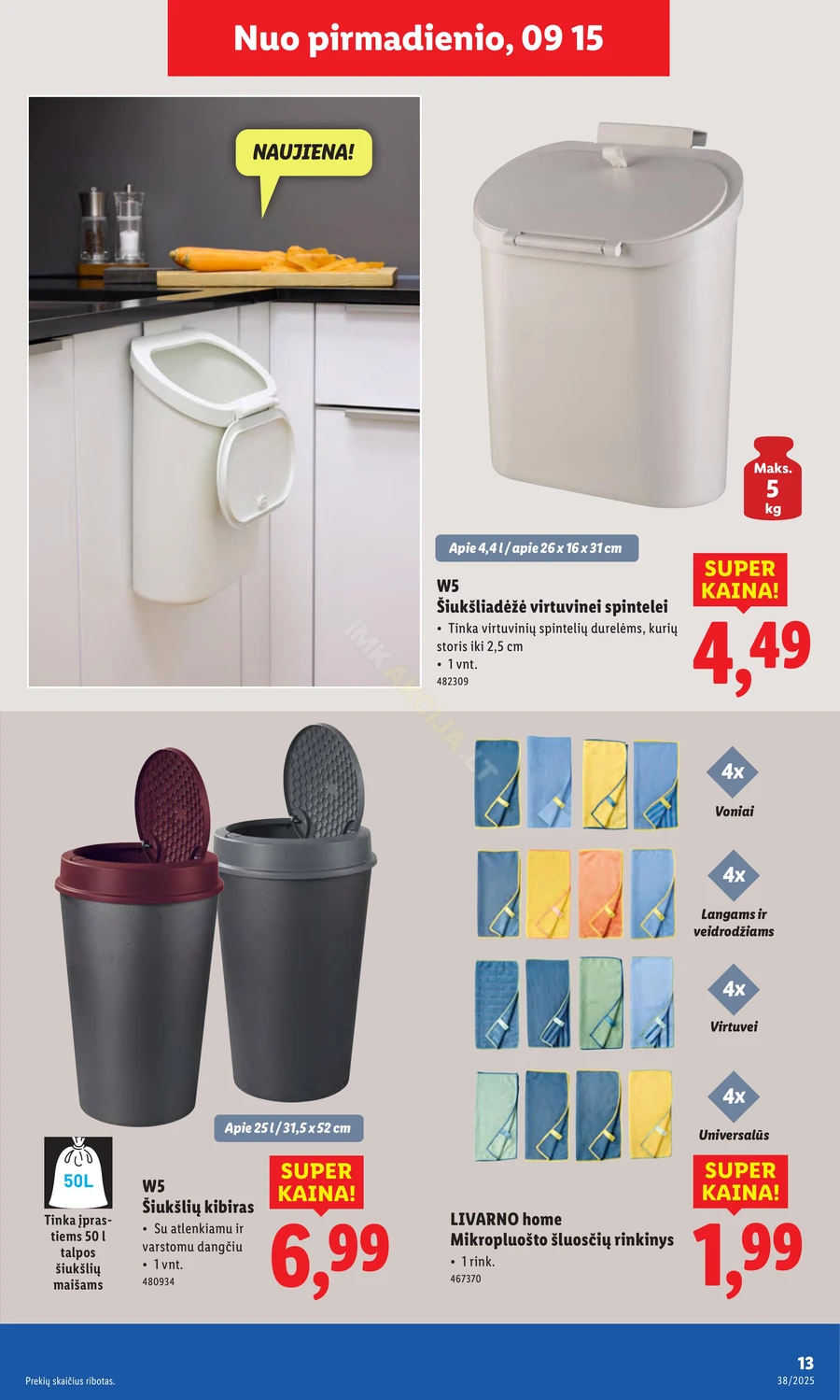 LIDL ne maisto prekių akcijų leidinys puslapis 13