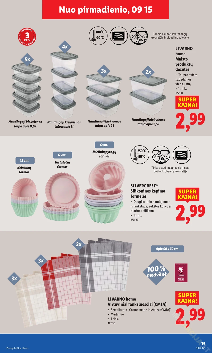 LIDL ne maisto prekių akcijų leidinys puslapis 15