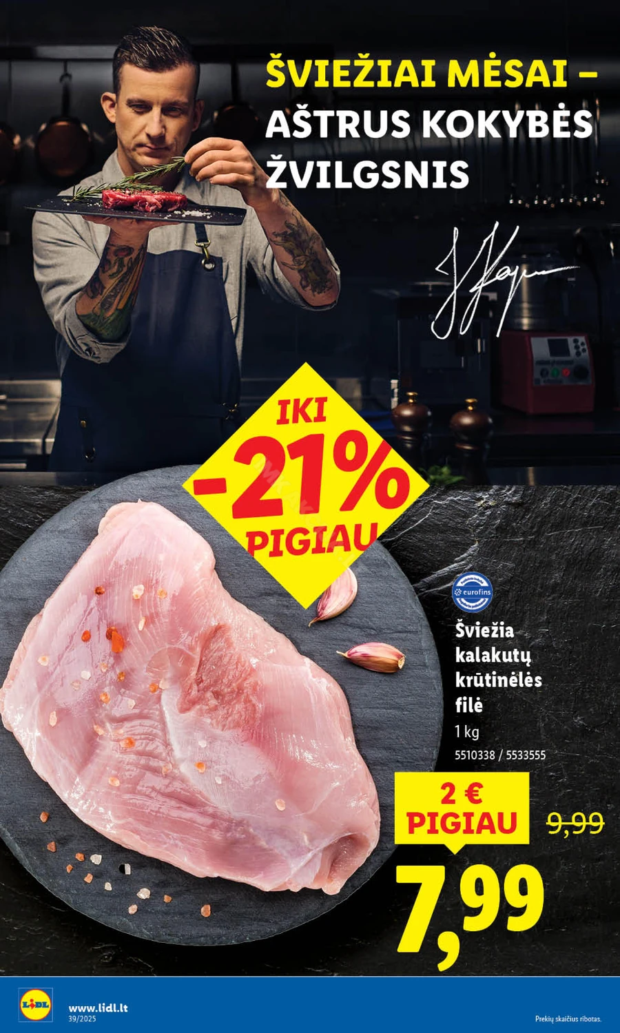 LIDL maisto prekių akcijų leidinys nuo ketvirtadienio puslapis 18