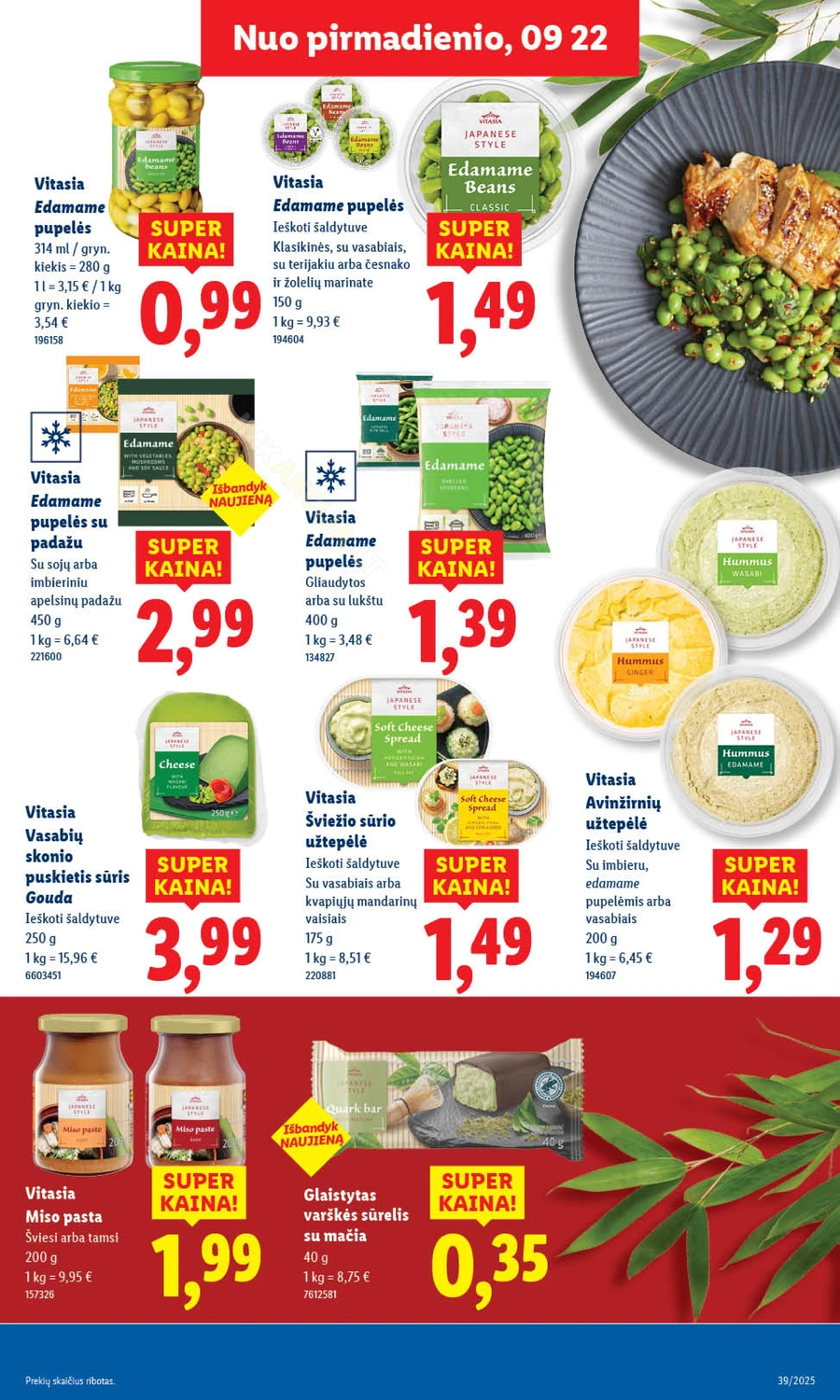 LIDL maisto prekių akcijų leidinys nuo ketvirtadienio puslapis 21