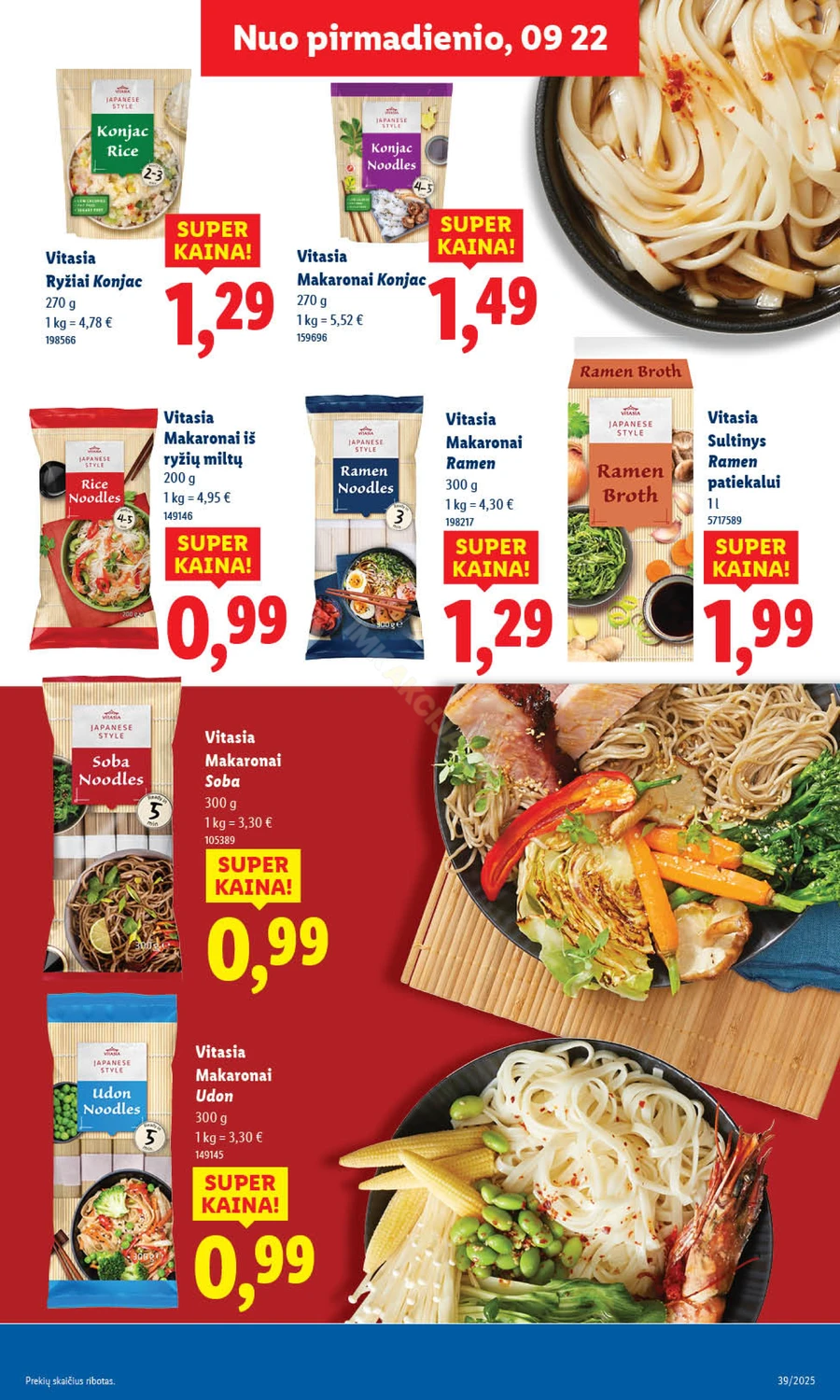 LIDL maisto prekių akcijų leidinys nuo ketvirtadienio puslapis 23