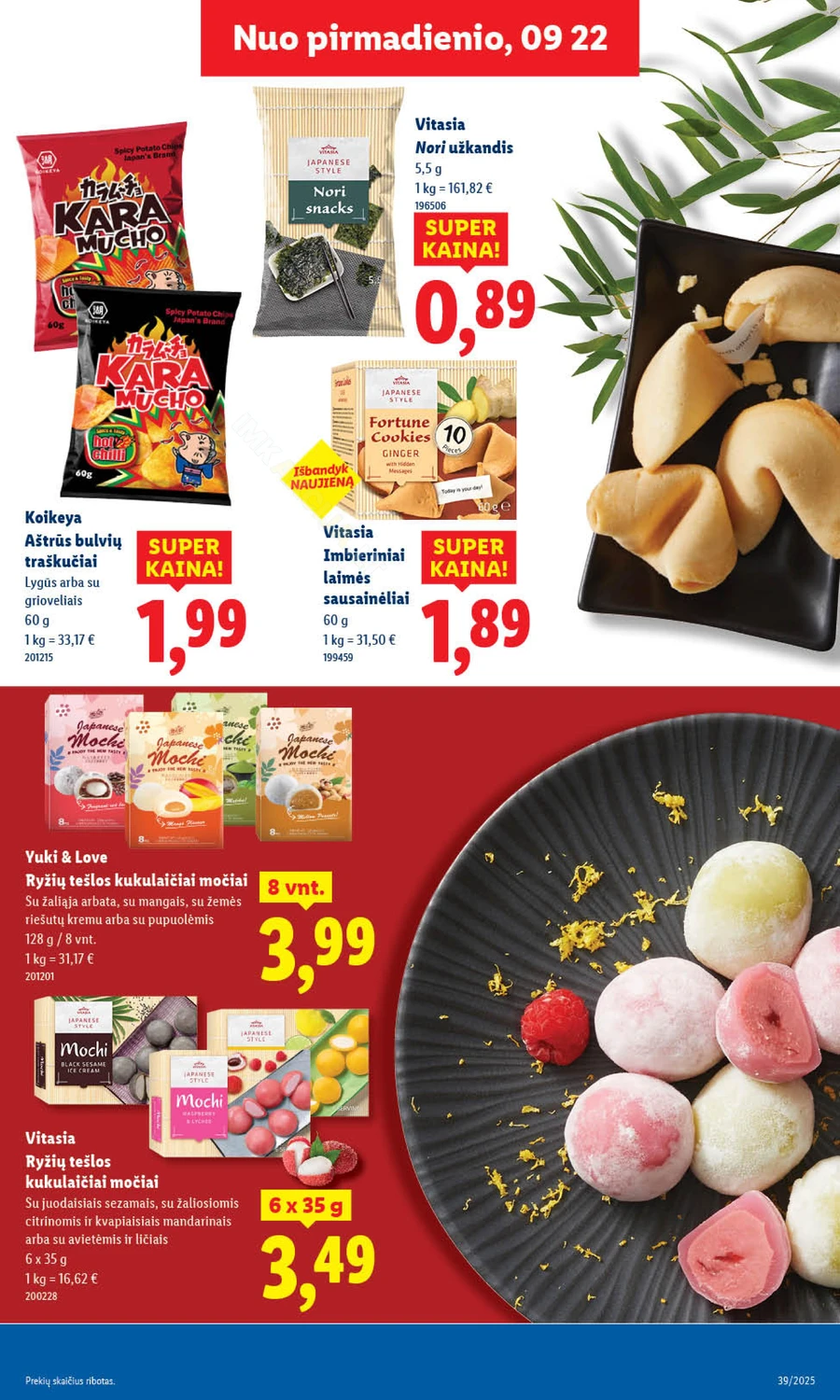 LIDL maisto prekių akcijų leidinys nuo ketvirtadienio puslapis 27