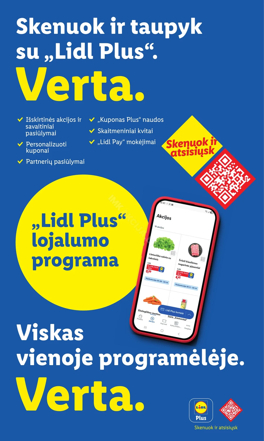 LIDL maisto prekių akcijų leidinys nuo ketvirtadienio puslapis 4