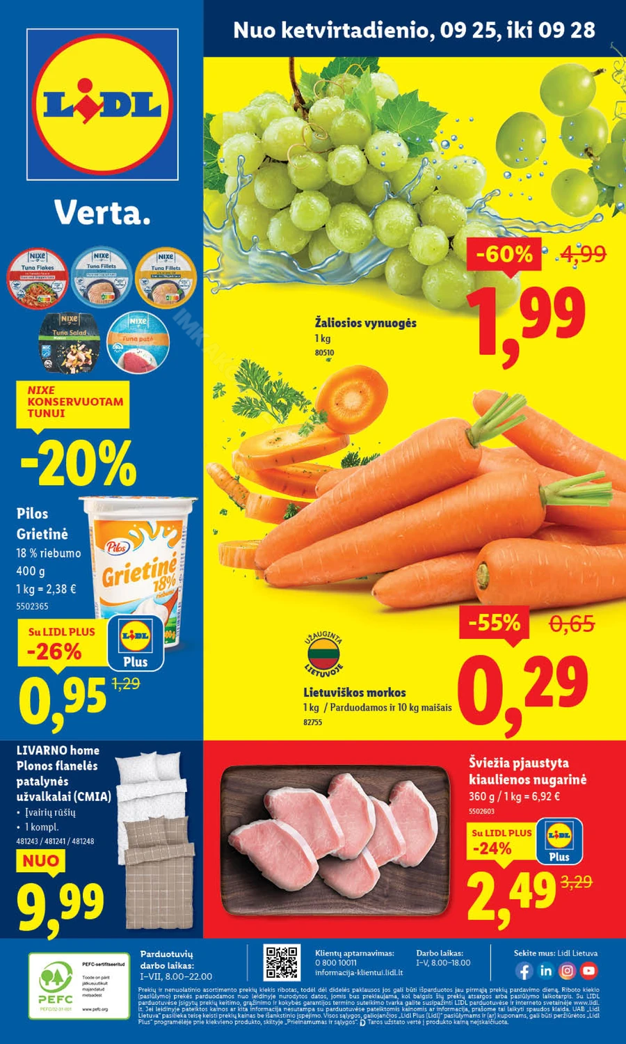 LIDL maisto prekių akcijų leidinys nuo ketvirtadienio puslapis 5