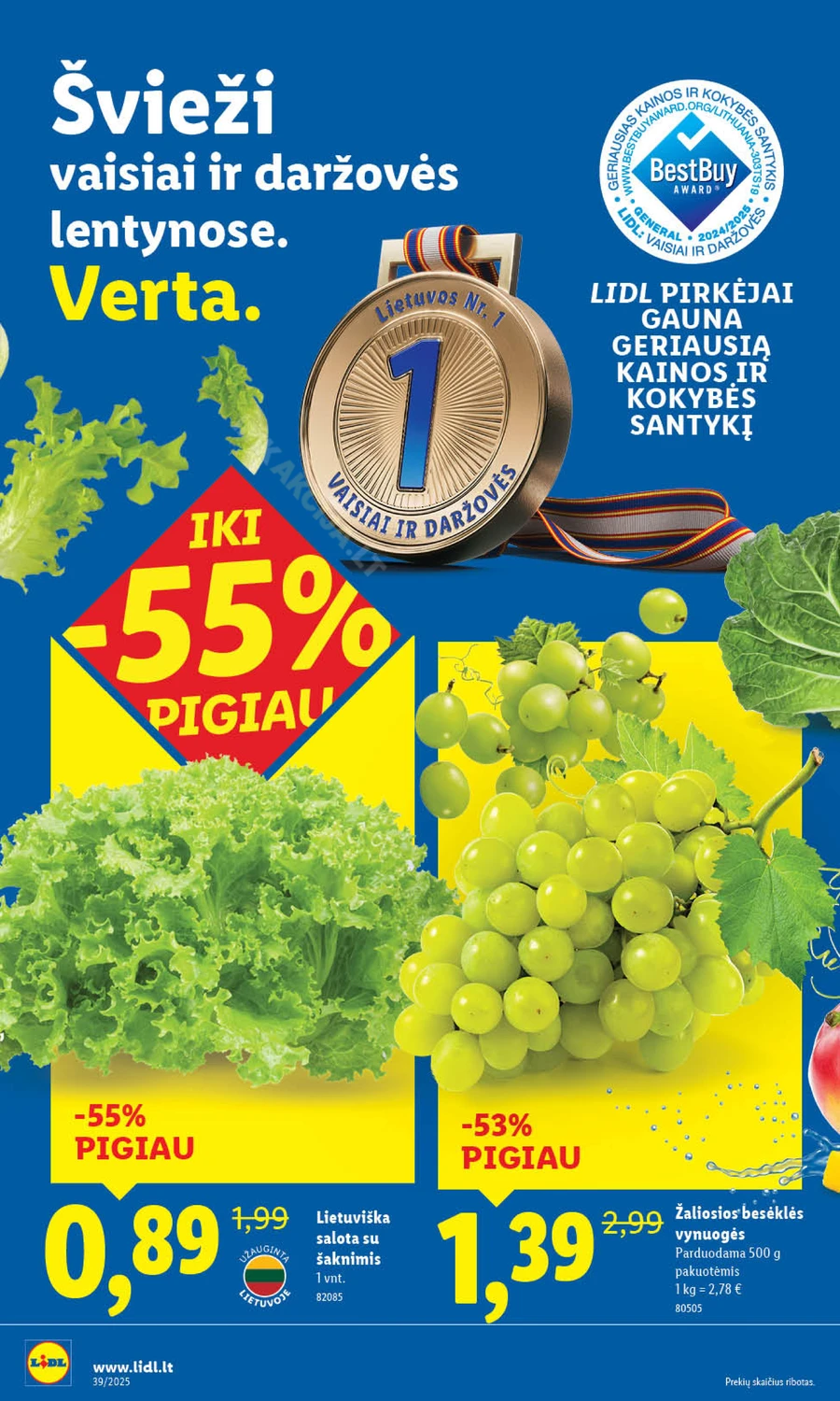 LIDL maisto prekių akcijų leidinys nuo ketvirtadienio puslapis 8