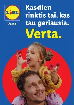 LIDL maisto prekių akcijų leidinys nuo ketvirtadienio