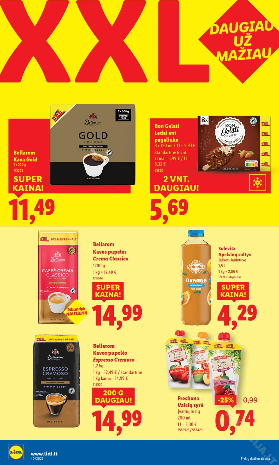 LIDL maisto prekių akcijų leidinys puslapis 12