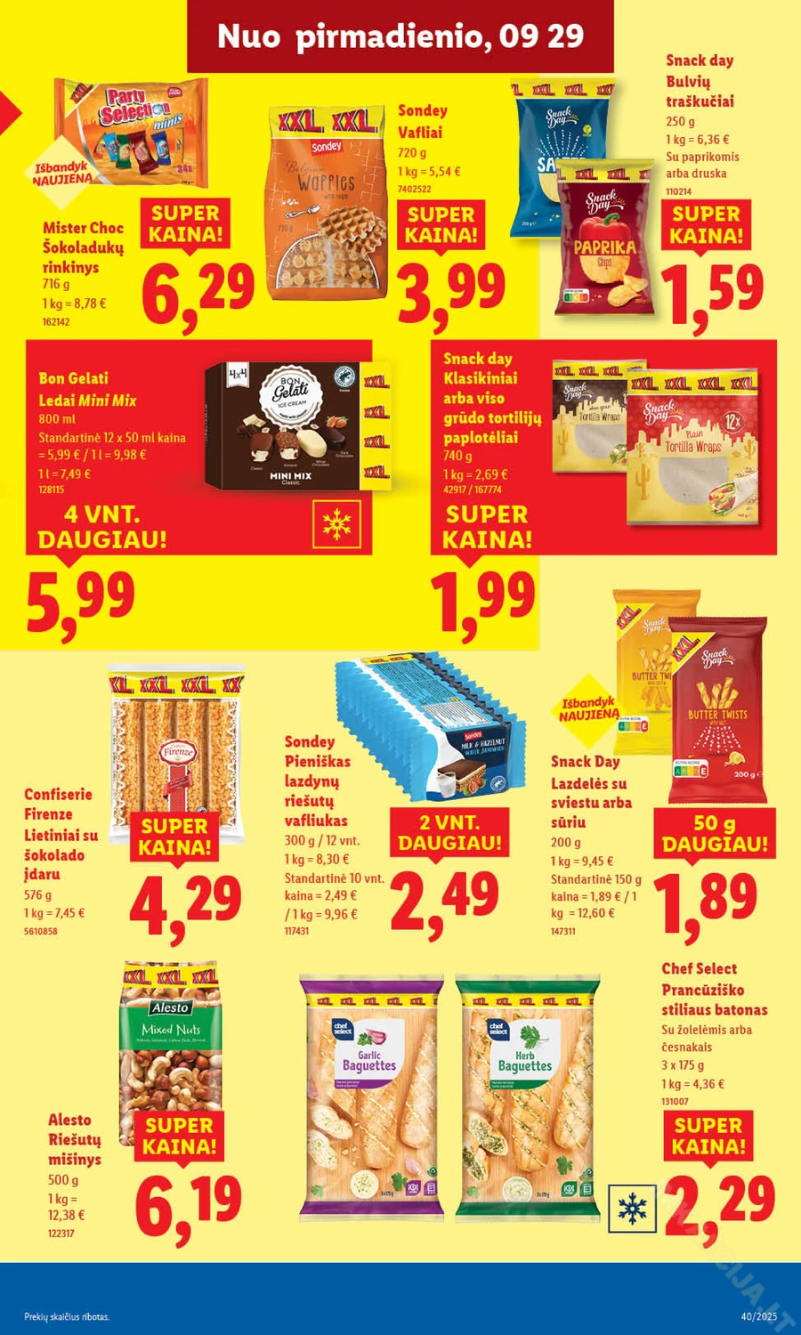 LIDL maisto prekių akcijų leidinys puslapis 13