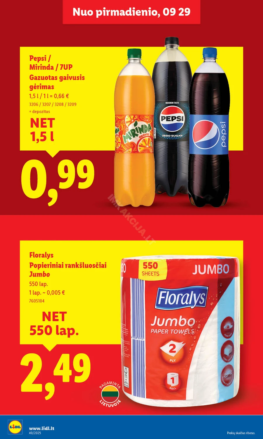 LIDL maisto prekių akcijų leidinys puslapis 20