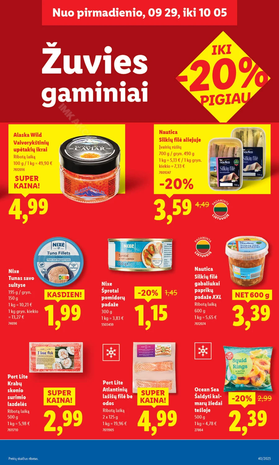 LIDL maisto prekių akcijų leidinys puslapis 25