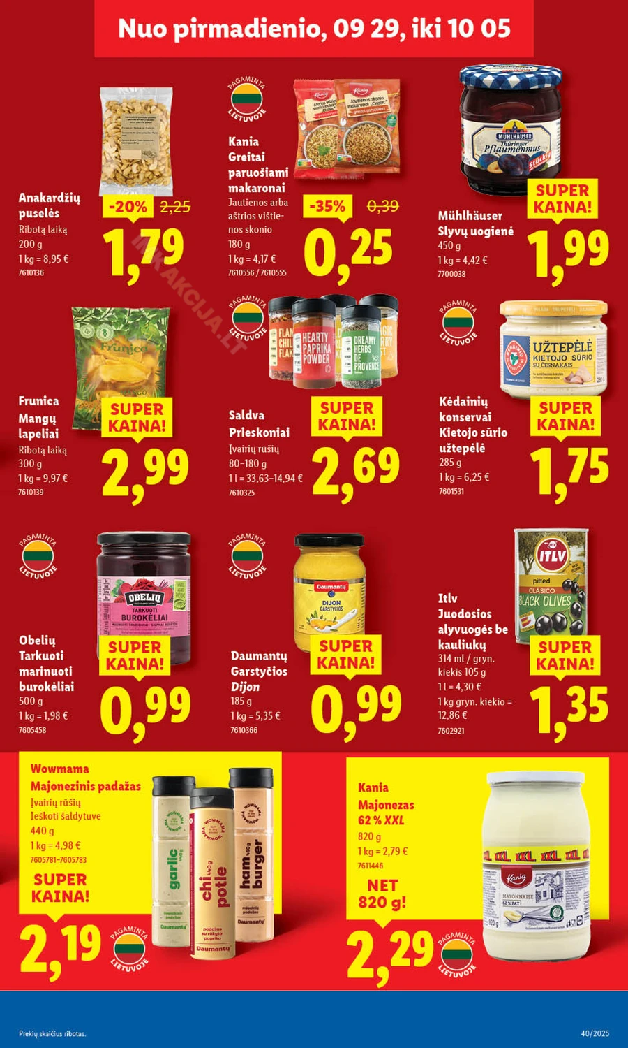 LIDL maisto prekių akcijų leidinys puslapis 27