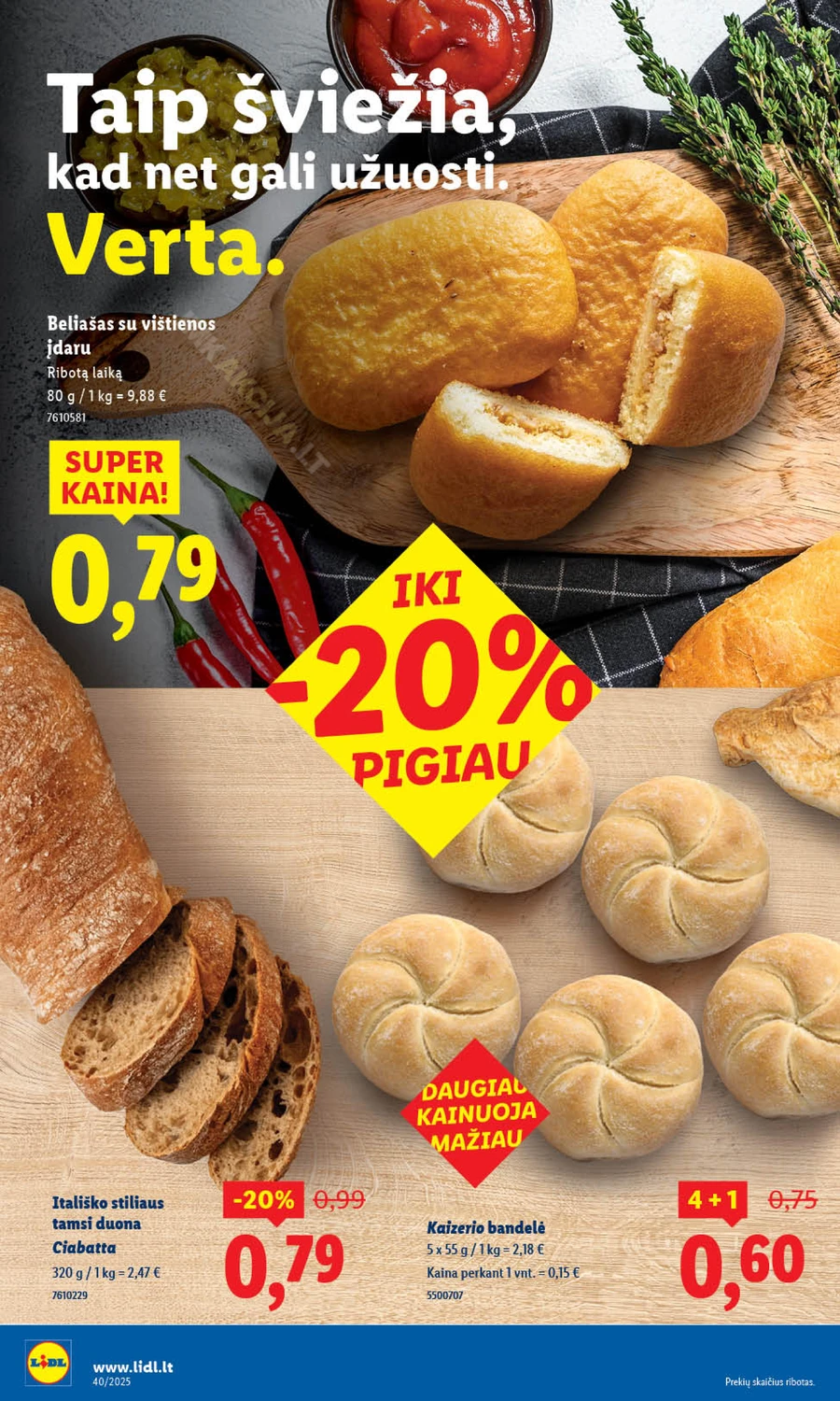 LIDL maisto prekių akcijų leidinys puslapis 4