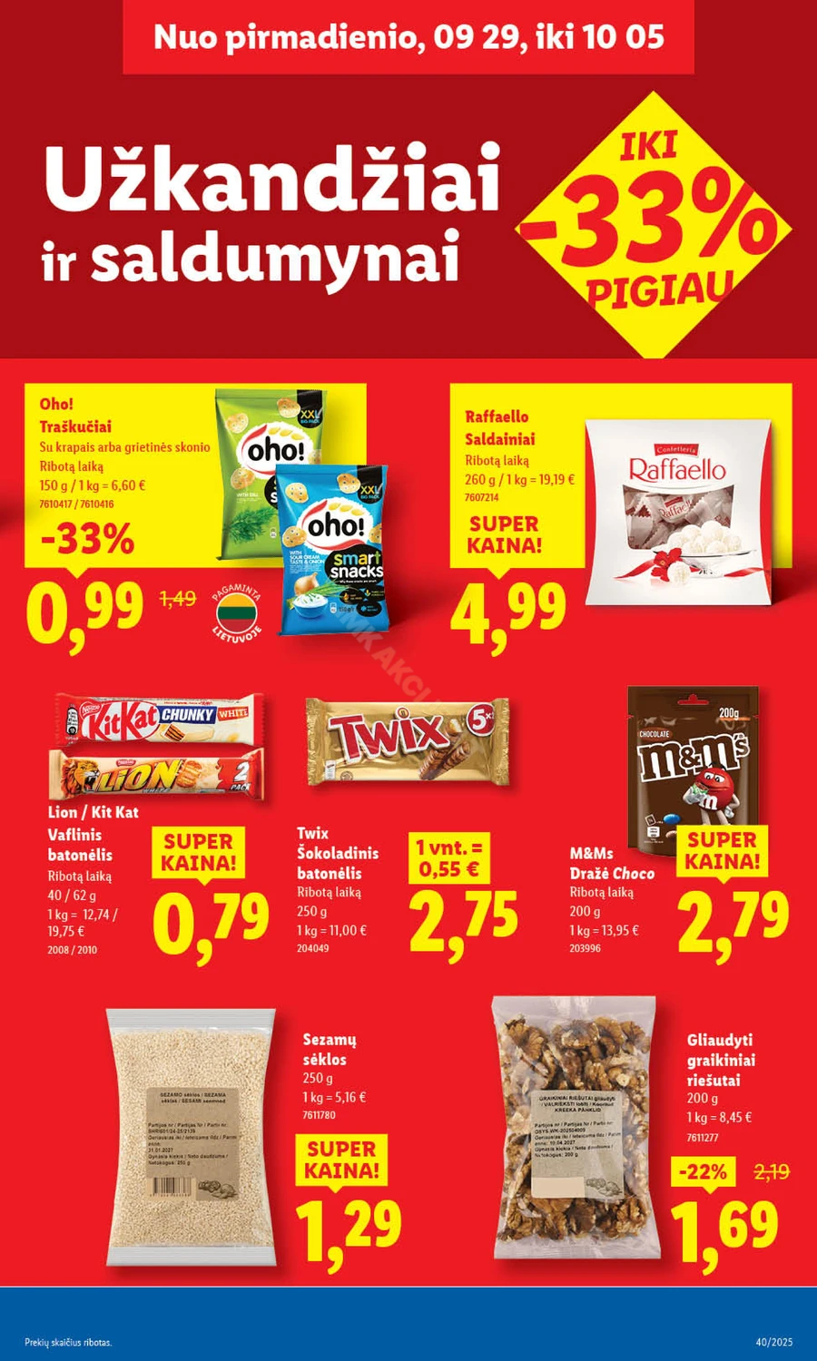 LIDL maisto prekių akcijų leidinys puslapis 31