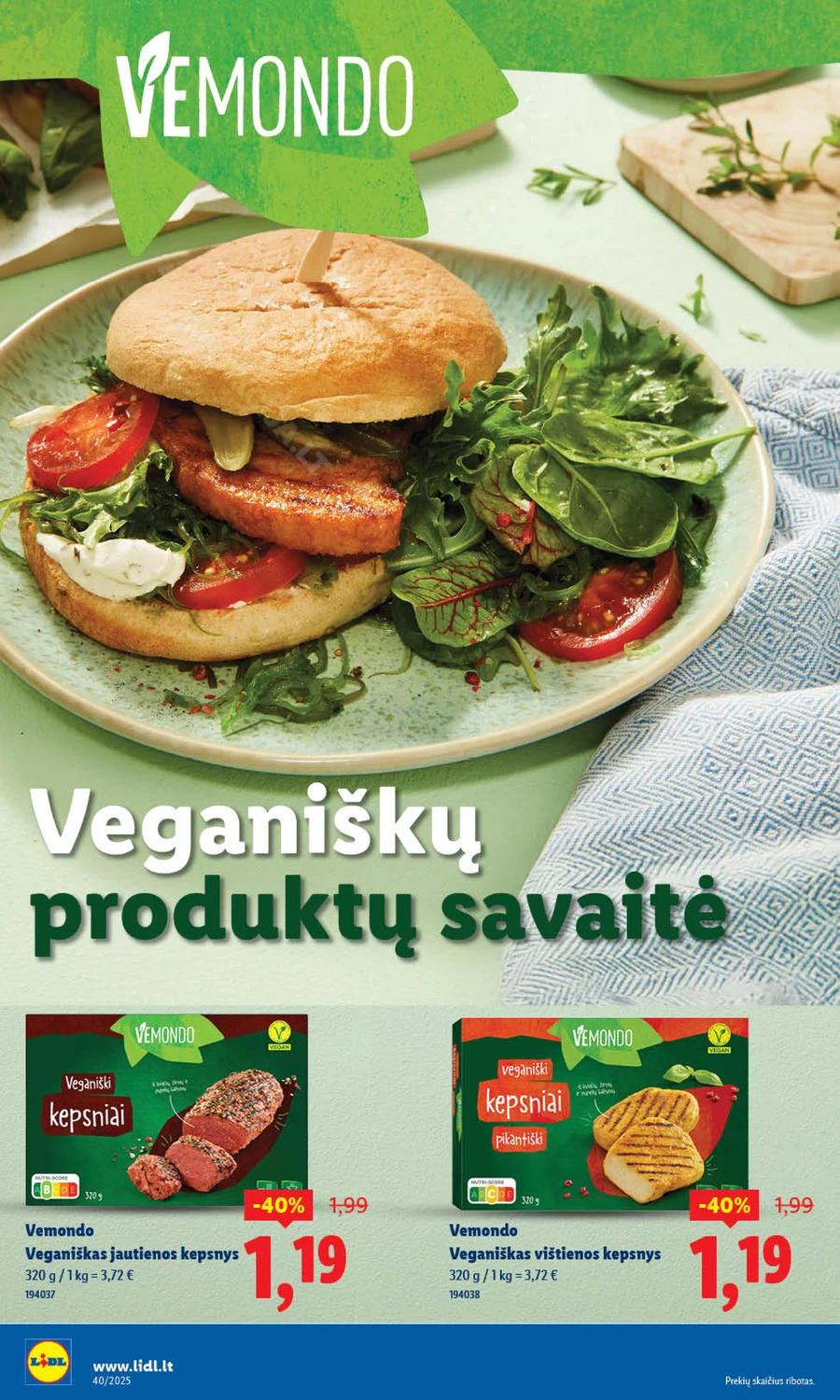 LIDL maisto prekių akcijų leidinys puslapis 34