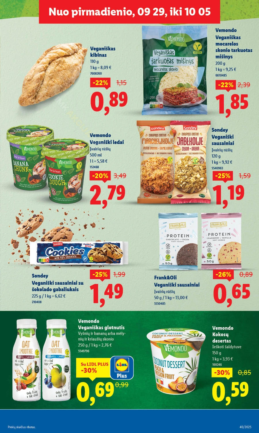LIDL maisto prekių akcijų leidinys puslapis 35