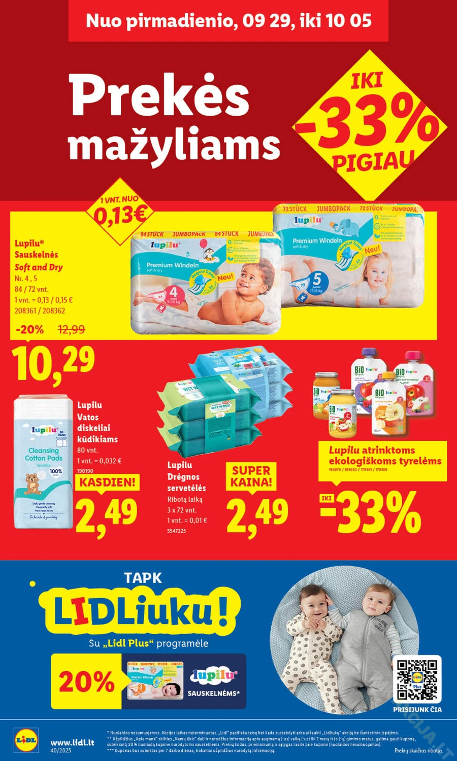 LIDL maisto prekių akcijų leidinys puslapis 36