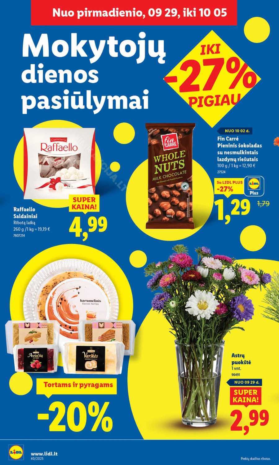 LIDL maisto prekių akcijų leidinys puslapis 38