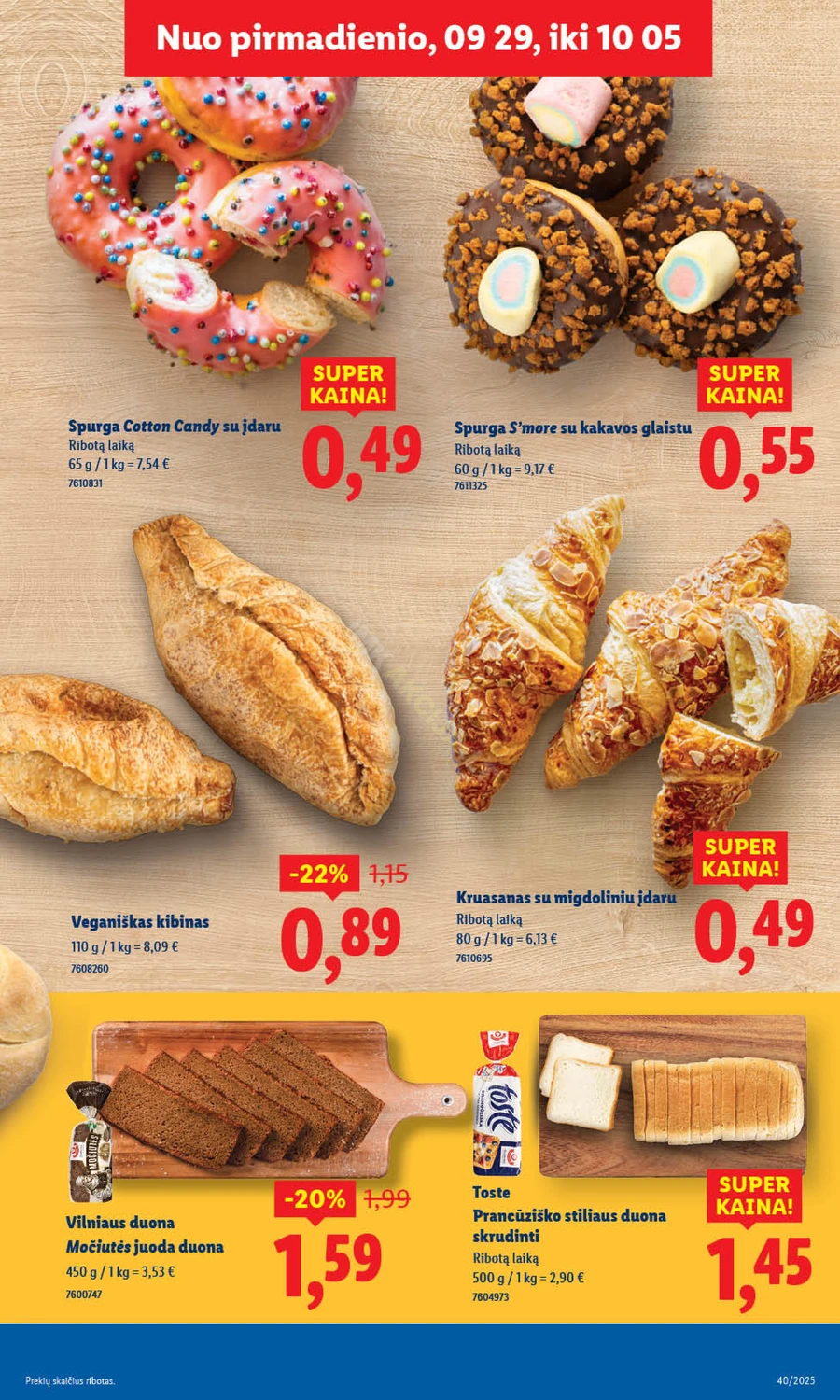 LIDL maisto prekių akcijų leidinys puslapis 5