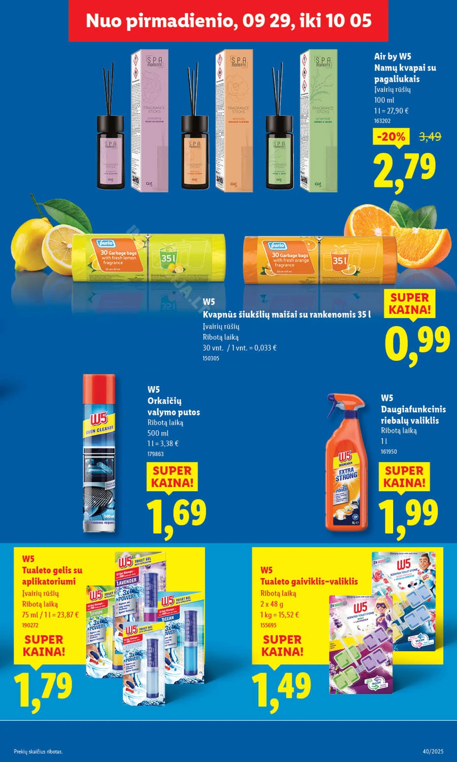 LIDL maisto prekių akcijų leidinys puslapis 45
