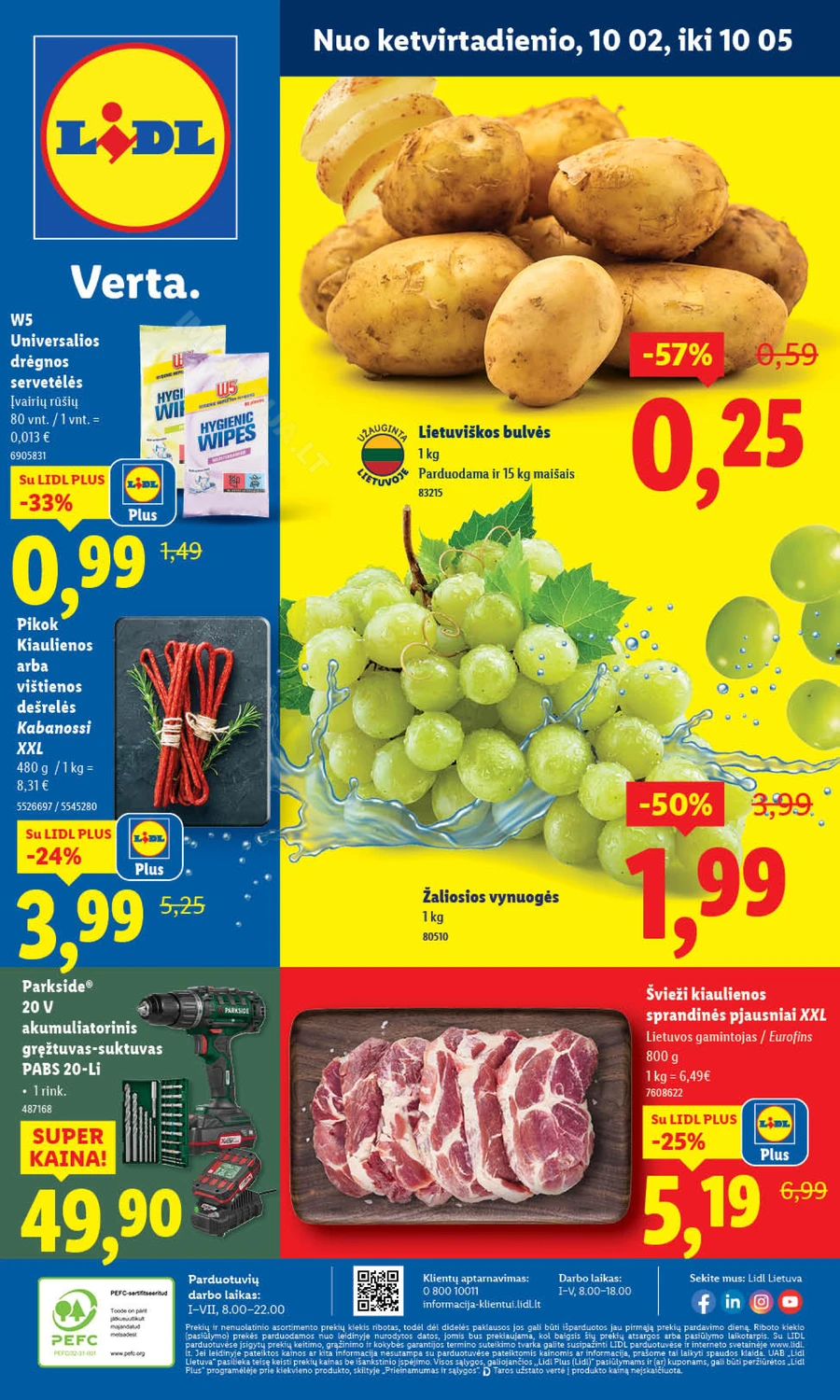 LIDL maisto prekių akcijų leidinys puslapis 48