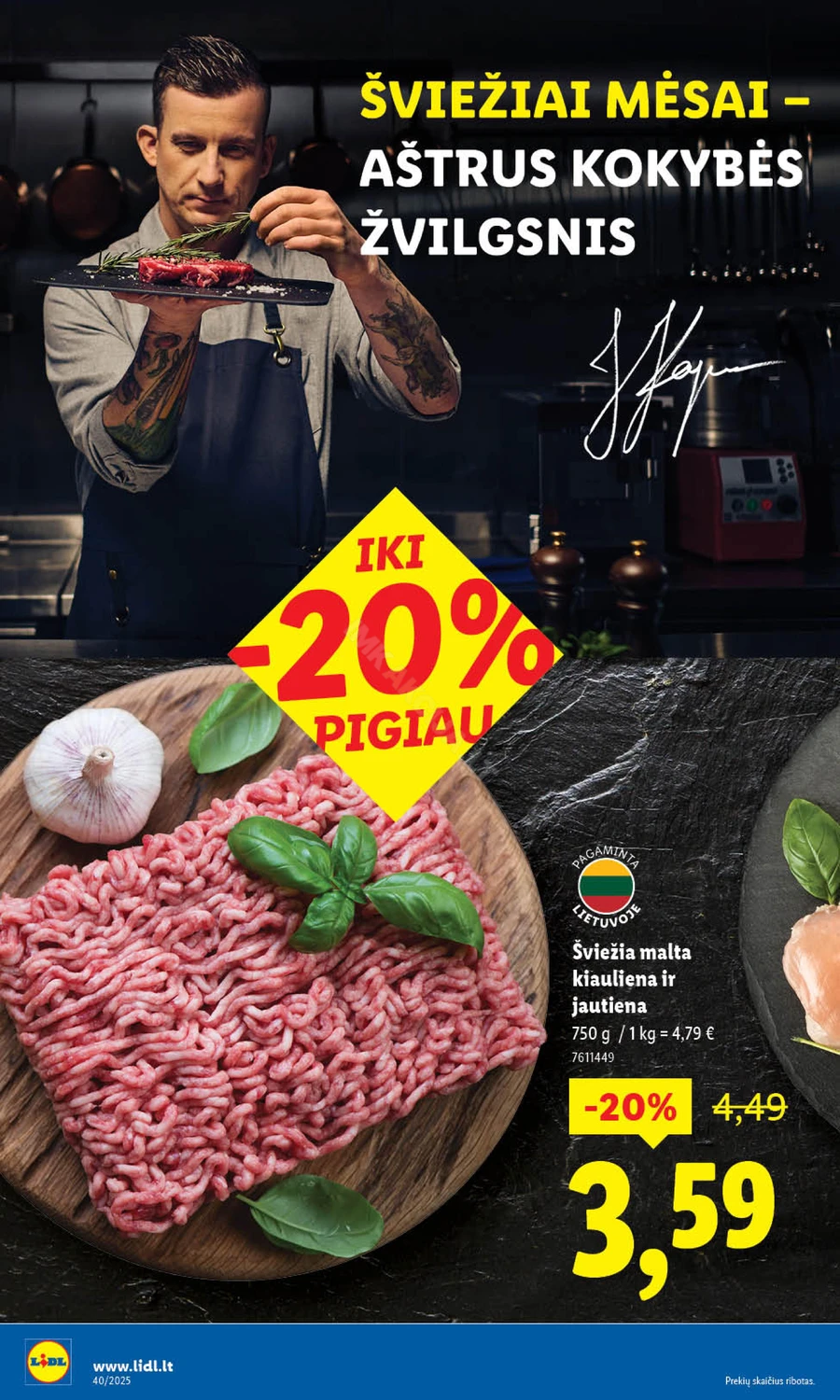 LIDL maisto prekių akcijų leidinys puslapis 6
