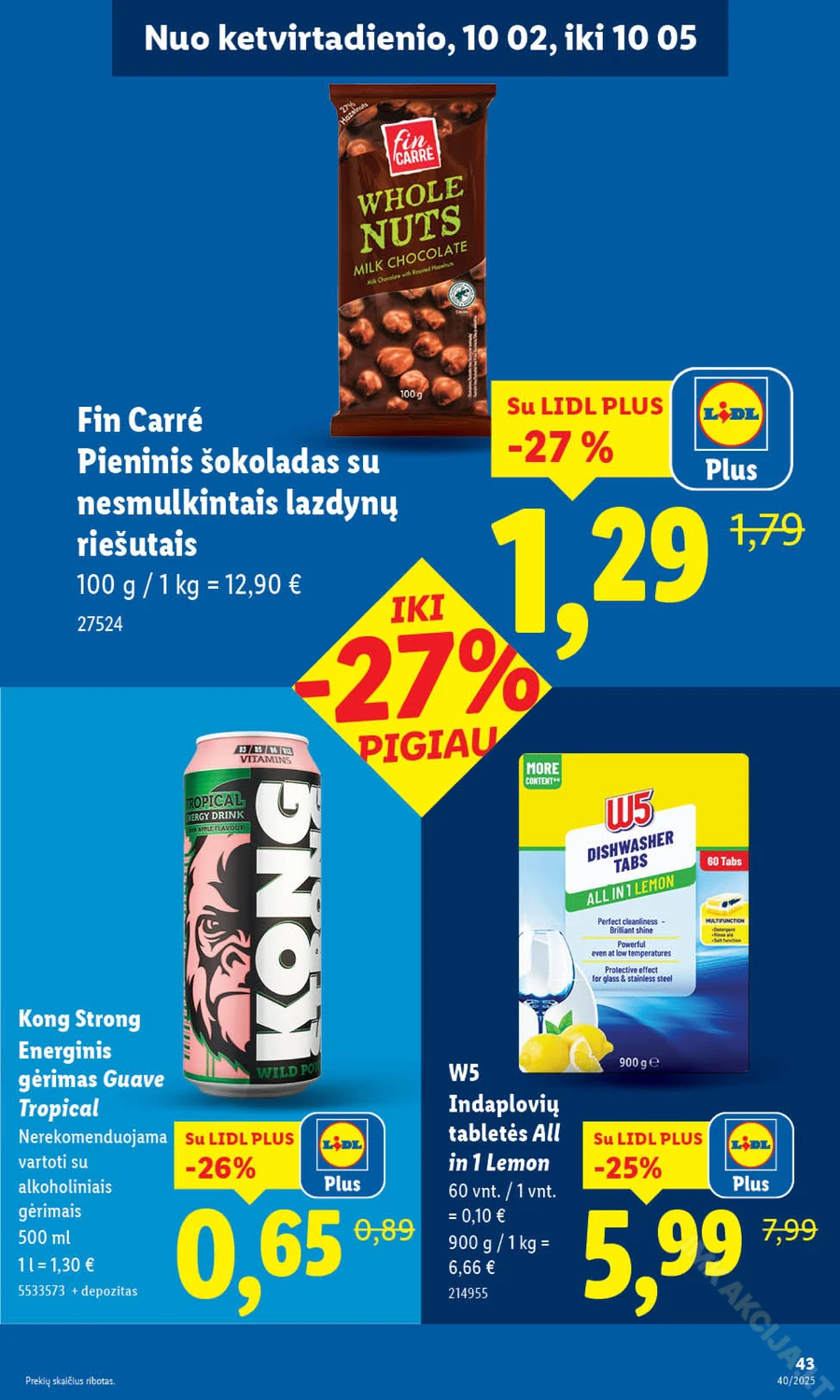 LIDL maisto prekių akcijų leidinys puslapis 51