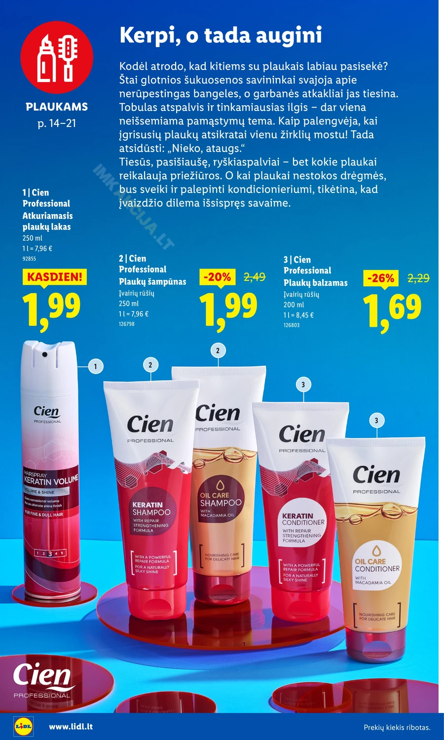 LIDL leidinys „Grožio festivalis” puslapis 14