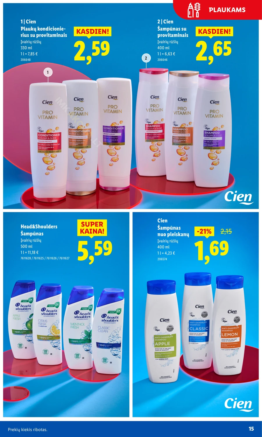 LIDL leidinys „Grožio festivalis” puslapis 15