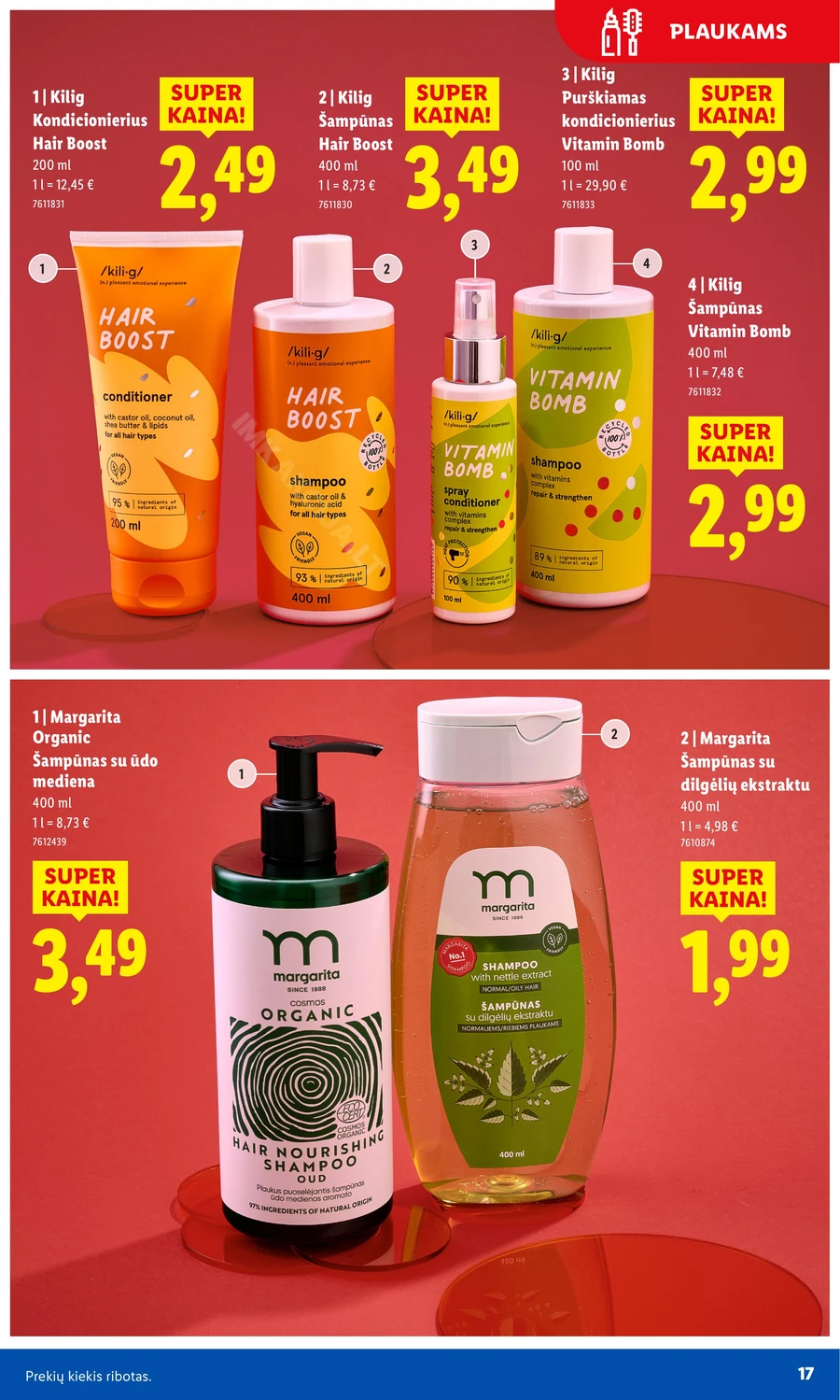 LIDL leidinys „Grožio festivalis” puslapis 17
