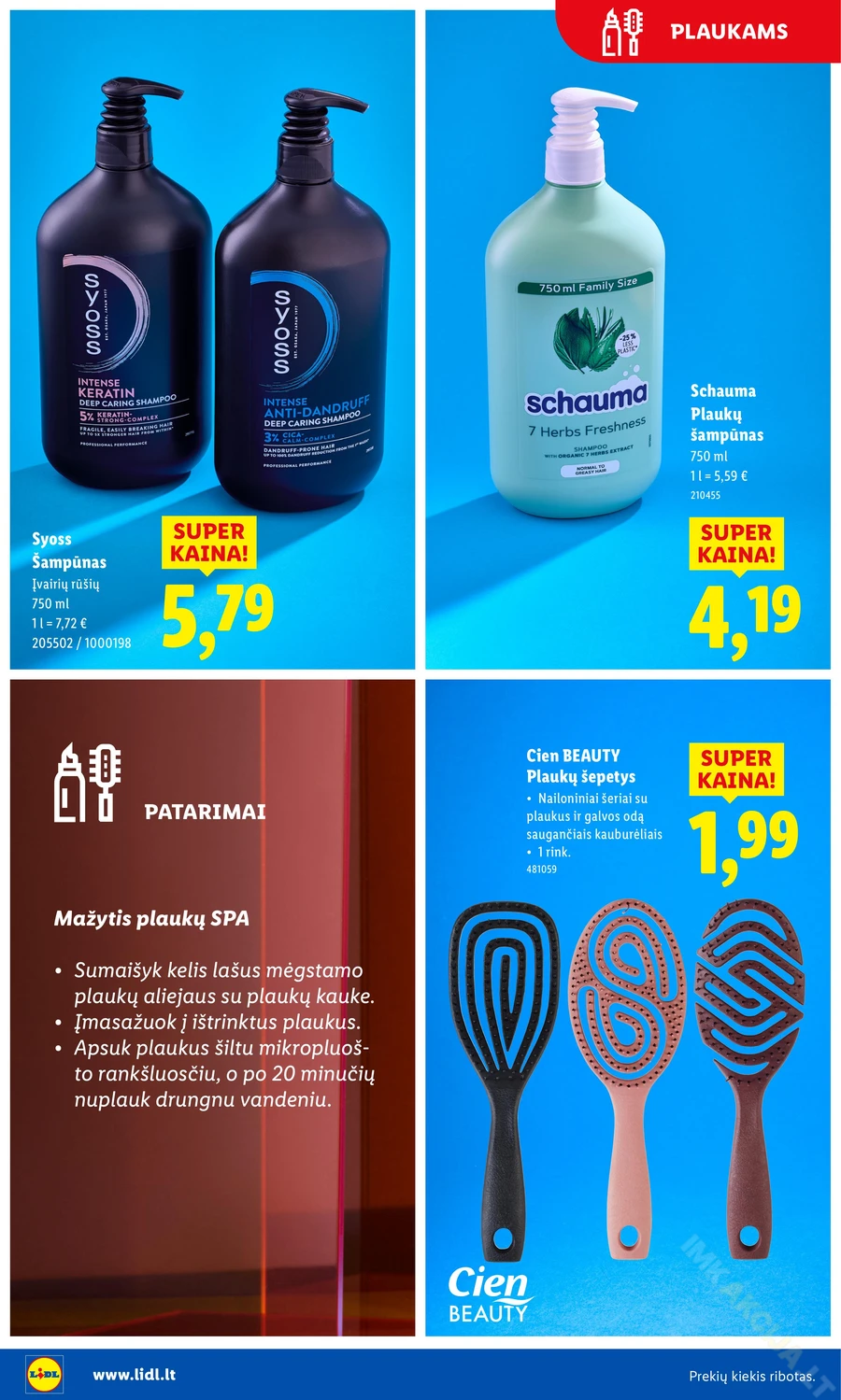 LIDL leidinys „Grožio festivalis” puslapis 18