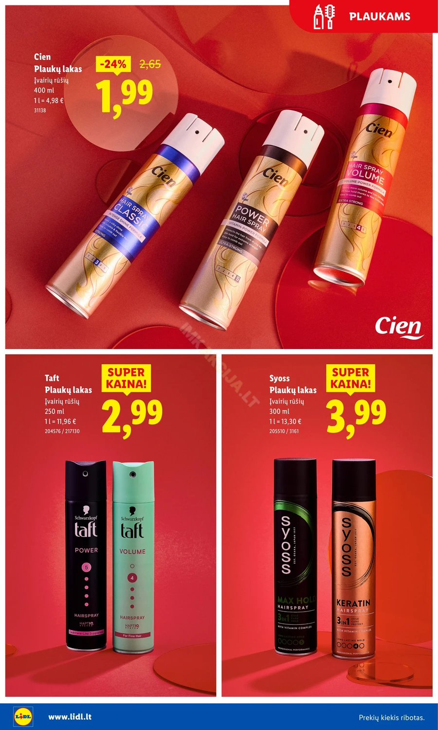 LIDL leidinys „Grožio festivalis” puslapis 20