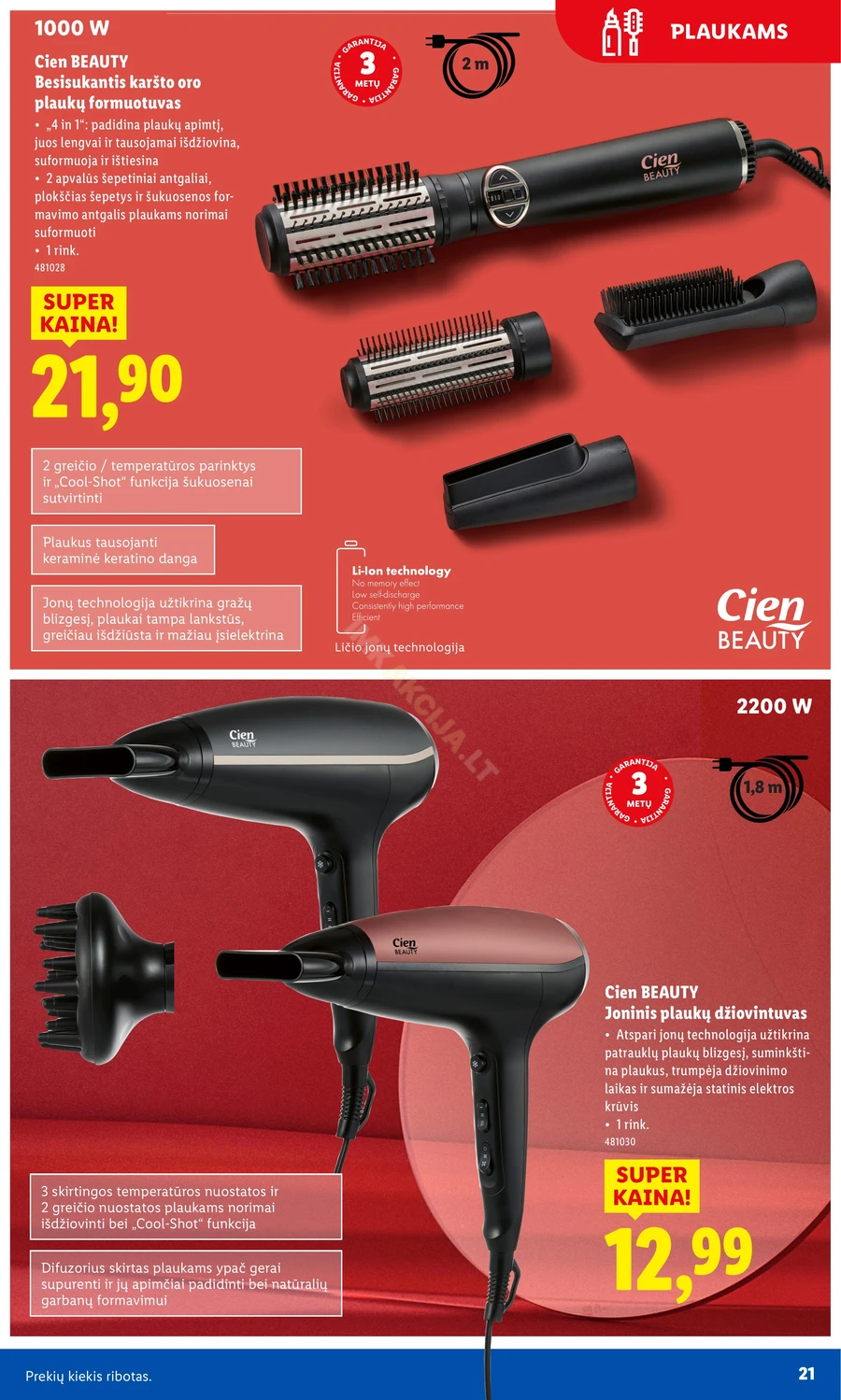 LIDL leidinys „Grožio festivalis” puslapis 21